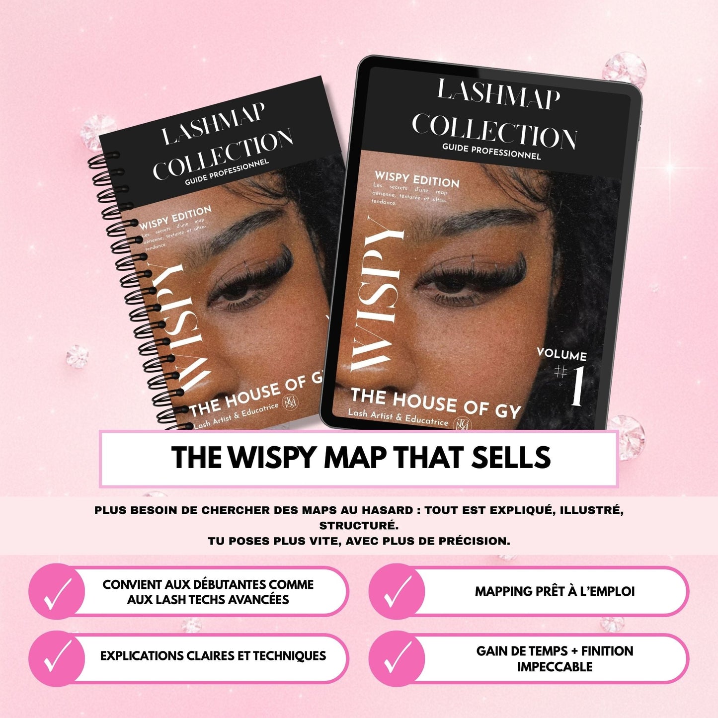 Lash Map Vol.1 (WISPY) - Extensions de cils par The House of Gy
