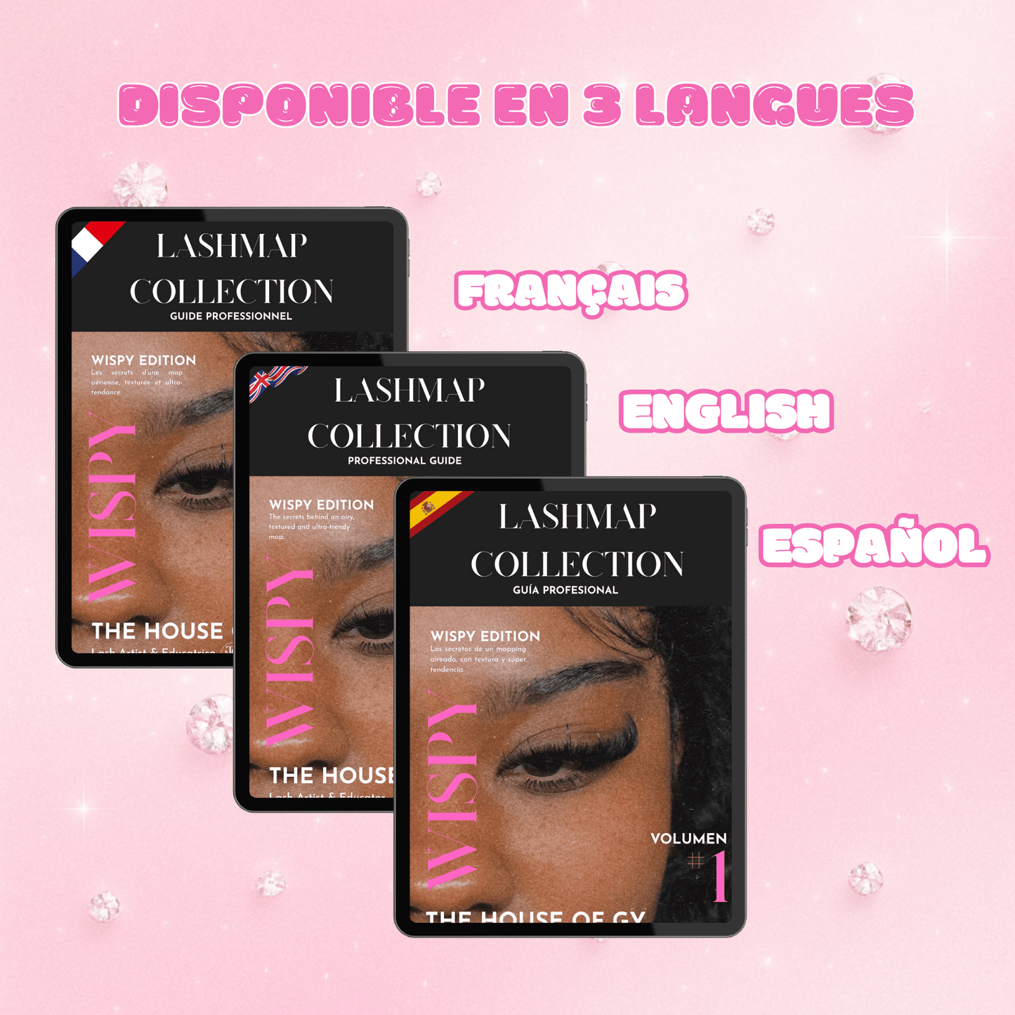 Lash Map Vol.1 (WISPY) - Extensions de cils par The House of Gy