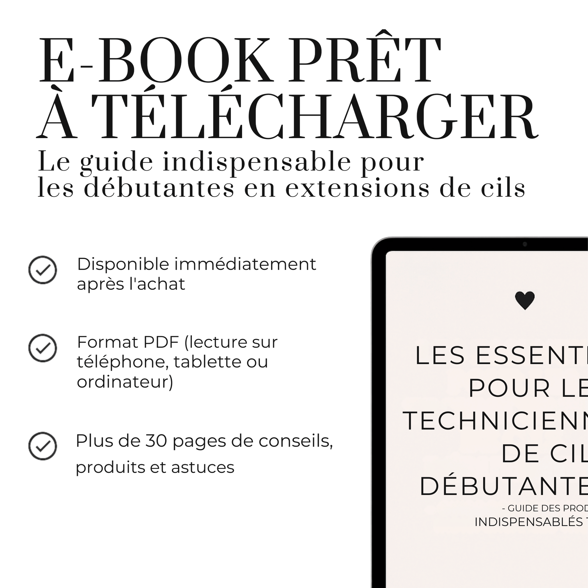 Lash Starter Pack – Le guide ultime pour débuter en extensions de cils - Extensions de cils par The House of Gy